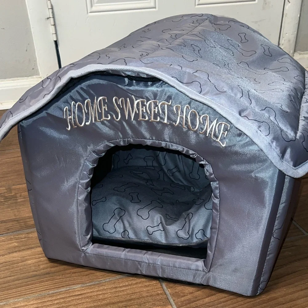 Gray Dog Teepee Bed